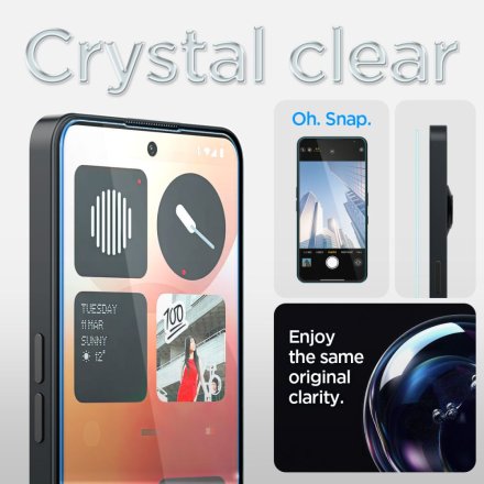 SZKŁO HARTOWANE SPIGEN GLAS.TR ”EZ FIT” NOTHING PHONE 3A / 3A PRO CLEAR