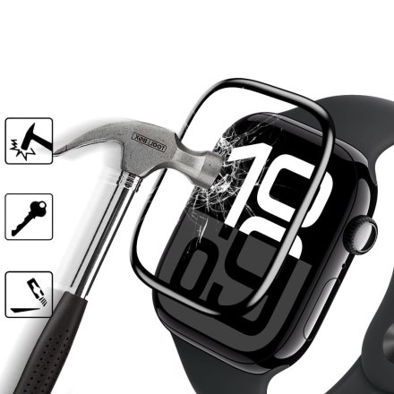 SZKŁO HYBRYDOWE TECH-PROTECT GLASS FLEX+ 2-PACK HUAWEI WATCH FIT 3 / 4 BLACK