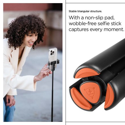 SPIGEN S541W BLUETOOTH SELFIE STICK TRIPOD BLACK