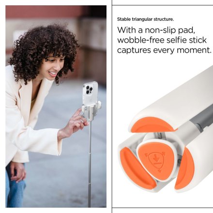 SPIGEN S541W BLUETOOTH SELFIE STICK TRIPOD DUNE BEIGE