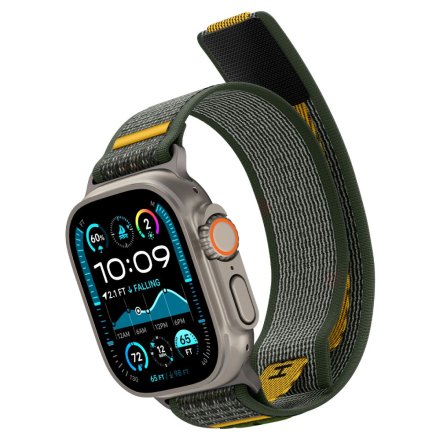 SPIGEN ATHLEX AIR APPLE WATCH 6 / 7 / 8 / 9 / 10 / SE / ULTRA 1 / 2 (44 / 45 / 46 / 49 MM) ACTIVE GREEN