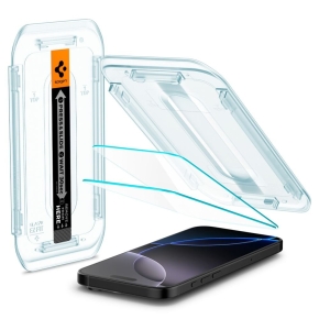 SZKŁO HARTOWANE SPIGEN GLAS.TR ”EZ FIT” 2-PACK IPHONE 16 PRO / 17 / 17 PRO CLEAR