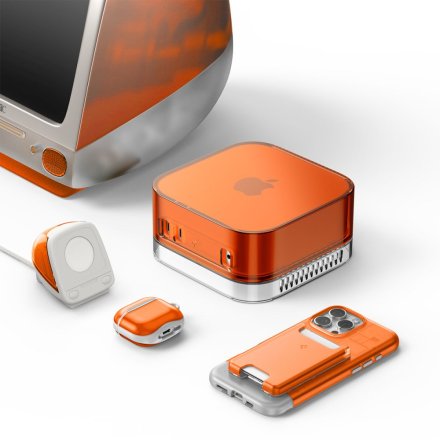 SPIGEN CLASSIC C1 APPLE WATCH CHARGER STAND TANGERINE