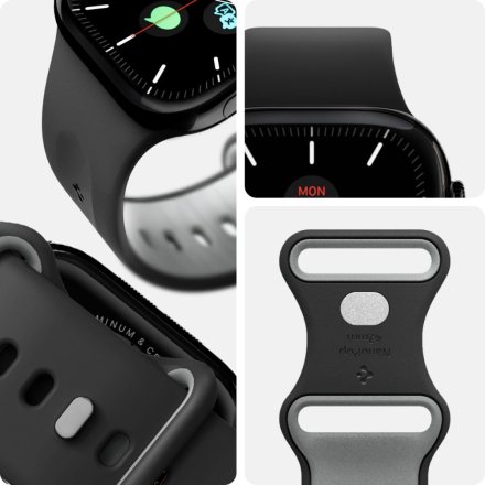SPIGEN NANO POP APPLE WATCH 6 / 7 / 8 / 9 / 10 / SE (40 / 41 / 42 MM) BLACK SESAME