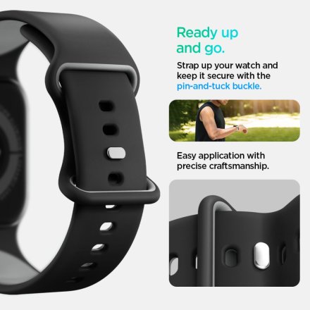 SPIGEN NANO POP APPLE WATCH 6 / 7 / 8 / 9 / 10 / SE (40 / 41 / 42 MM) BLACK SESAME