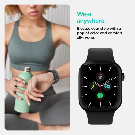 SPIGEN NANO POP APPLE WATCH 6 / 7 / 8 / 9 / 10 / SE (40 / 41 / 42 MM) BLACK SESAME