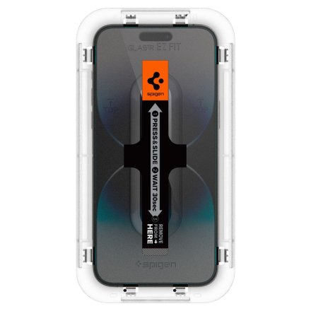 SZKŁO HARTOWANE SPIGEN GLAS.TR ”EZ FIT” 2-PACK IPHONE 14 PRO CLEAR