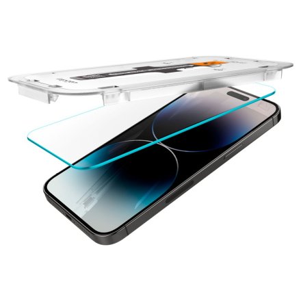 SZKŁO HARTOWANE SPIGEN GLAS.TR ”EZ FIT” 2-PACK IPHONE 14 PRO CLEAR