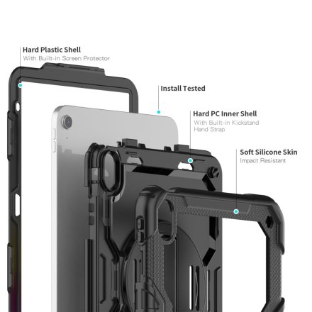 TECH-PROTECT SOLID360 IPAD 10.9” 10 / 2022 / 11” 11 / 2025 BLACK