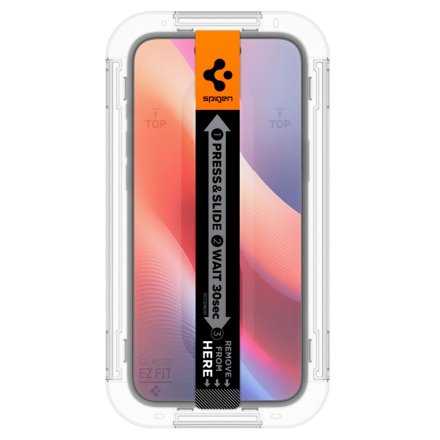 SZKŁO HARTOWANE SPIGEN GLAS.TR ”EZ FIT” 2-PACK IPHONE 15 / 16 CLEAR