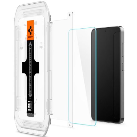 SZKŁO HARTOWANE SPIGEN GLAS.TR ”EZ FIT” 2-PACK GALAXY S24 / S25 CLEAR