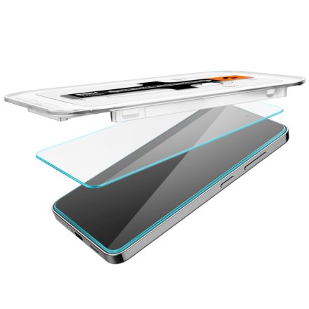 SZKŁO HARTOWANE SPIGEN GLAS.TR ”EZ FIT” 2-PACK GALAXY S24 / S25 CLEAR