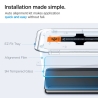 SZKŁO HARTOWANE SPIGEN GLAS.TR ”EZ FIT” 2-PACK GALAXY S24 / S25 CLEAR