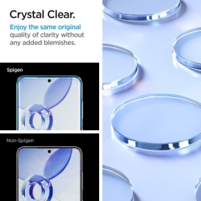 SZKŁO HARTOWANE SPIGEN GLAS.TR ”EZ FIT” 2-PACK GALAXY S24 / S25 CLEAR