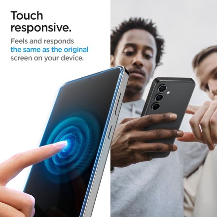 SZKŁO HARTOWANE SPIGEN GLAS.TR ”EZ FIT” 2-PACK GALAXY S24 / S25 CLEAR