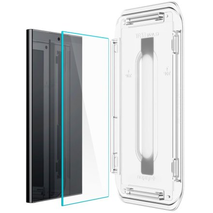 SZKŁO HARTOWANE SPIGEN GLAS.TR ”EZ FIT” 2-PACK GALAXY S24 ULTRA CLEAR
