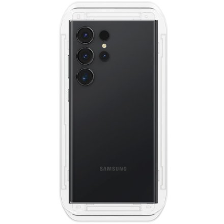 SZKŁO HARTOWANE SPIGEN GLAS.TR ”EZ FIT” 2-PACK GALAXY S24 ULTRA CLEAR