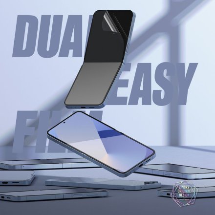 FOLIA OCHRONNA RINGKE DUAL EASY 2-PACK GALAXY Z FLIP 6 CLEAR