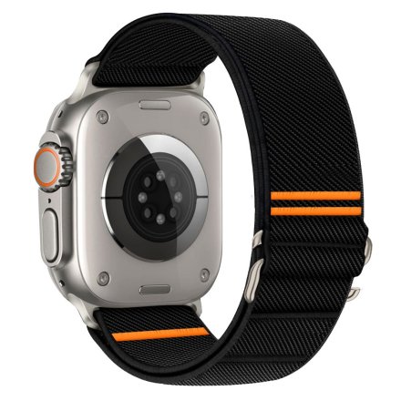 TECH-PROTECT NYLON SLIP APPLE WATCH 6 / 7 / 8 / 9 / 10 / SE / ULTRA 1 / 2 (44 / 45 / 46 / 49 MM) BLACK