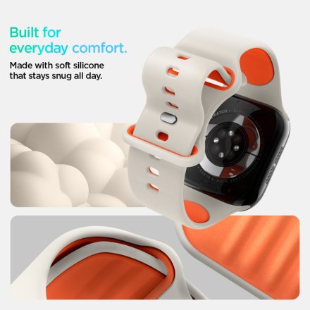 SPIGEN NANO POP APPLE WATCH 6 / 7 / 8 / 9 / 10 / SE (40 / 41 / 42 MM) ORANGE BEIGE