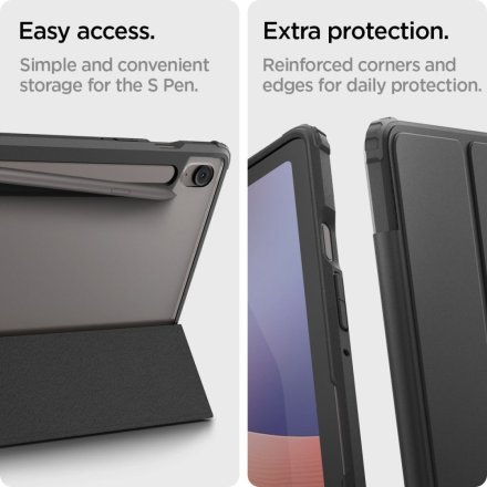 SPIGEN ULTRA HYBRID ”PRO” GALAXY TAB S9 11.0 / S10 FE 10.9 X710 / X716B / X520 / X526 BLACK