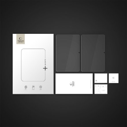 SZKŁO HARTOWANE TECH-PROTECT GLASS FIT+ 2-PACK GALAXY TAB S7 / S8 / S9 11.0 / S9 FE / S10 FE 10.9 CLEAR