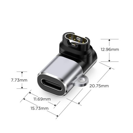 TECH-PROTECT ULTRABOOST ADAPTER TYPE-C TO GARMIN WATCH GREY