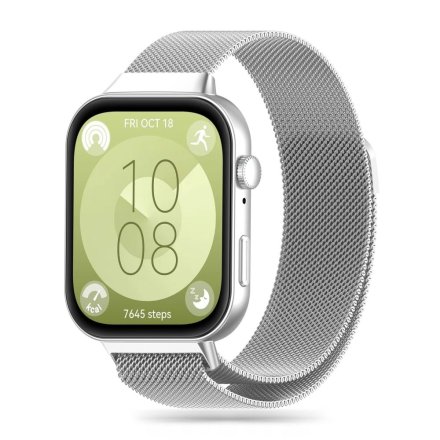 TECH-PROTECT MILANESEBAND HUAWEI WATCH FIT 3 / 4 / 4 PRO SILVER