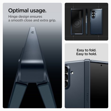 SPIGEN TOUGH ARMOR PRO MAG MAGSAFE GALAXY Z FOLD 7 METAL SLATE