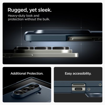 SPIGEN TOUGH ARMOR PRO MAG MAGSAFE GALAXY Z FOLD 7 METAL SLATE