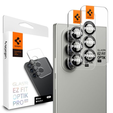 OSŁONA APARATU SPIGEN OPTIK PRO HD GLAS.TR ”EZ FIT” CAMERA PROTECTOR 2-PACK GALAXY Z FOLD 7 BLACK