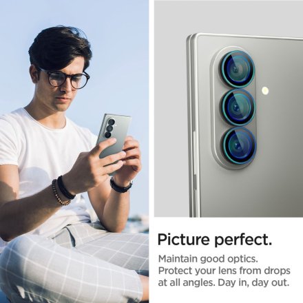 OSŁONA APARATU SPIGEN OPTIK PRO HD GLAS.TR ”EZ FIT” CAMERA PROTECTOR 2-PACK GALAXY Z FOLD 7 BLACK