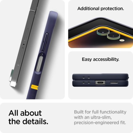 SPIGEN NANO POP MAG MAGSAFE GALAXY Z FLIP 7 BLUEBERRY NAVY