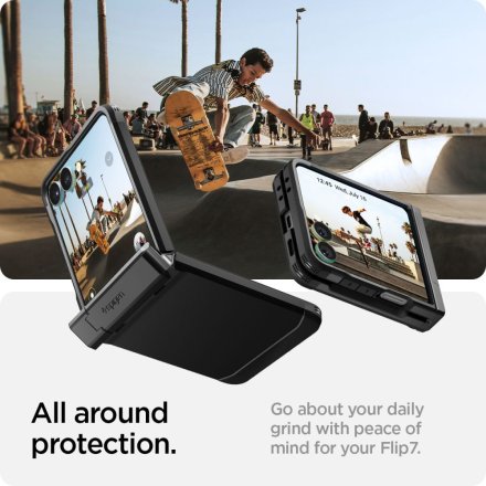 SPIGEN TOUGH ARMOR PRO MAG MAGSAFE GALAXY Z FLIP 7 BLACK