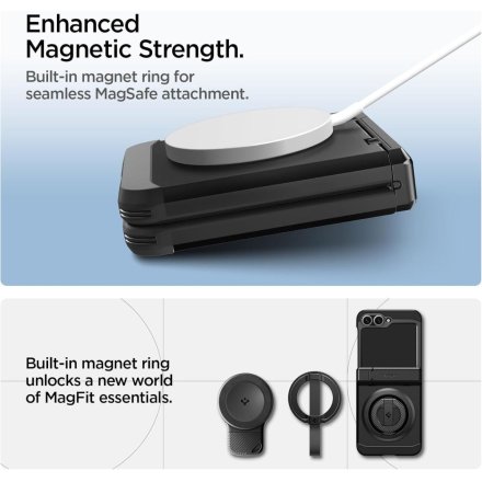 SPIGEN TOUGH ARMOR PRO MAG MAGSAFE GALAXY Z FLIP 6 / 7 FE BLACK