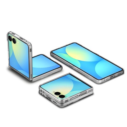 SPIGEN AIRSKIN MAG MAGSAFE GALAXY Z FLIP 7 CRYSTAL CLEAR/WHITE