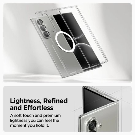 SPIGEN AIRSKIN MAG MAGSAFE GALAXY Z FOLD 7 CRYSTAL CLEAR/WHITE
