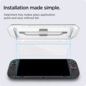 SZKŁO HARTOWANE SPIGEN GLAS.TR ”EZ FIT” 2-PACK NINTENDO SWITCH 2 CLEAR