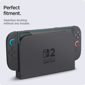 SZKŁO HARTOWANE SPIGEN GLAS.TR ”EZ FIT” 2-PACK NINTENDO SWITCH 2 CLEAR