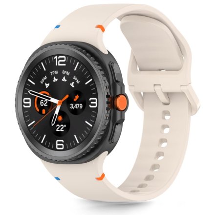 TECH-PROTECT SILICONE SAMSUNG GALAXY WATCH 8 / CLASSIC (40 / 44 / 46 MM) STARLIGHT