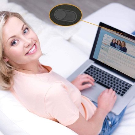 ZAŚLEPKA NA KAMERĘ TECH-PROTECT CAM FIT+ 3-PACK LAPTOP WEBCAM COVER BLACK