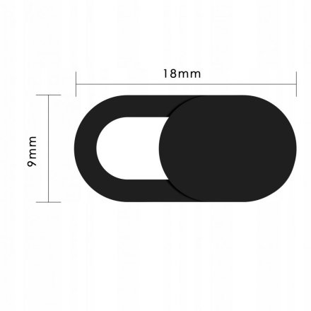 ZAŚLEPKA NA KAMERĘ TECH-PROTECT CAM FIT+ 3-PACK LAPTOP WEBCAM COVER BLACK