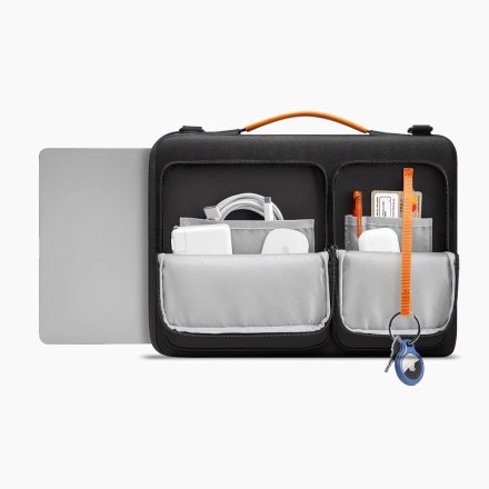 TECH-PROTECT DEFENDER BAG LAPTOP 13-14 BLACK/ORANGE