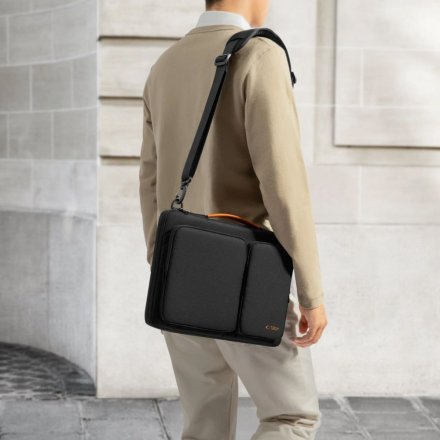 TECH-PROTECT DEFENDER BAG LAPTOP 13-14 BLACK/ORANGE
