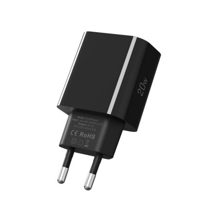 TECH-PROTECT NC20W 1-PORT NETWORK CHARGER PD 20W BLACK