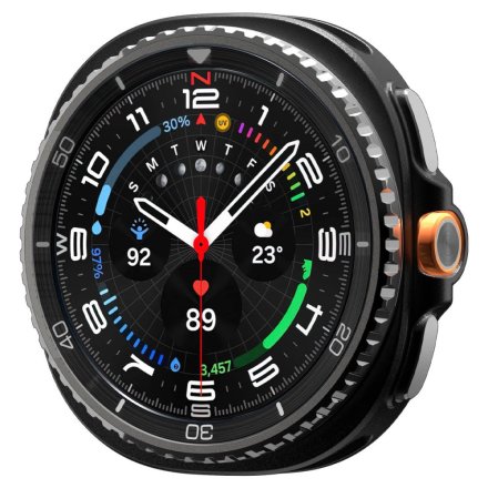 SPIGEN RUGGED ARMOR SAMSUNG GALAXY WATCH 8 CLASSIC (46 MM) MATTE BLACK