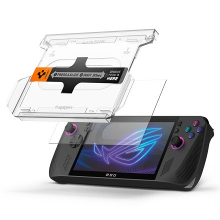 SZKŁO HARTOWANE SPIGEN GLAS.TR ”EZ FIT” 2-PACK ASUS ROG ALLY X CLEAR