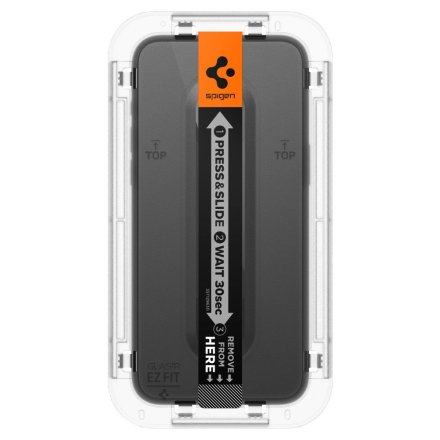 SZKŁO HARTOWANE SPIGEN GLAS.TR ”EZ FIT” FC 2-PACK IPHONE 15 PRO MAX BLACK