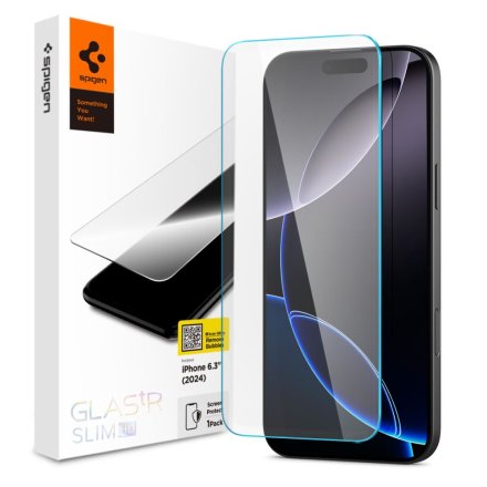 SZKŁO HARTOWANE SPIGEN GLAS.TR SLIM IPHONE 16 PRO MAX CLEAR