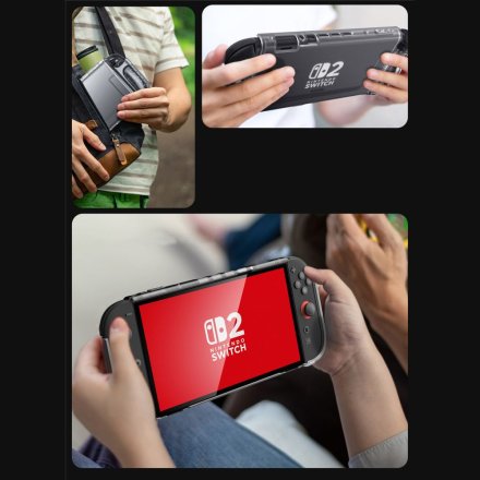SUPCASE CRYSTAL CASE NINTENDO SWITCH 2 FROST CLEAR